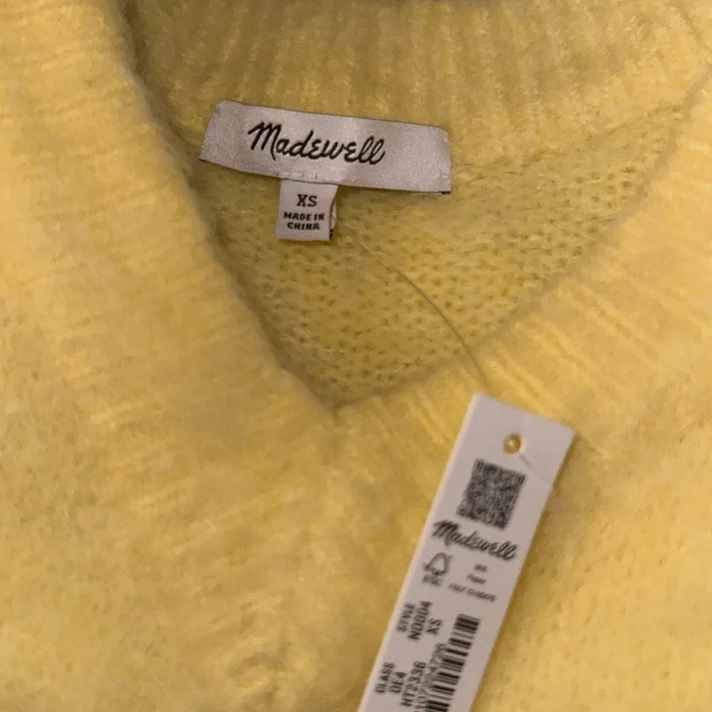 Brushed V-Neck Sweater Heather‎ lemon - Picture 8 of 8
